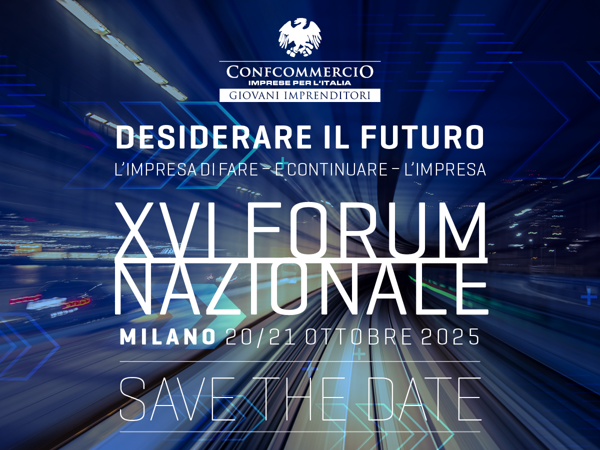 Materiale grafico del XVI Forum nazionale 2025 a Milano